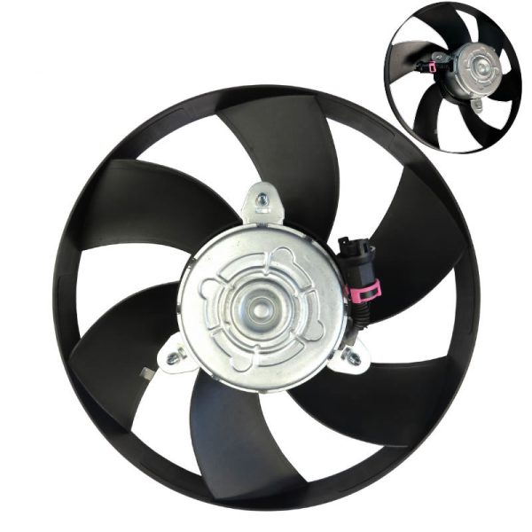 MOTOVENTILADOR VOLKSWAGEN POLO 1600 Y 1800MOTOVENTILADOR SEAT IBIZA 1.6 VOLKSWAGEN POLO 1.6 1.8 6ASPAS Ø MOTOR100MM HORARIO P288W ASPIRA Ø HELICE300MM CON AIRE